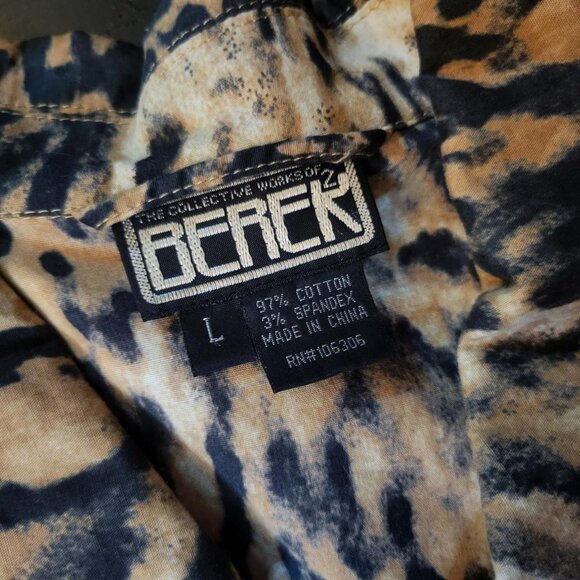 Vintage Early 90's Leopard Print Ruffle Top - Picture 7 of 7